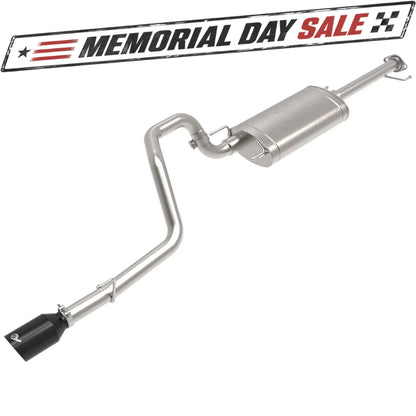 aFe Vulcan 2.5in SS Cat-Back Exhaust Lexus GX460 (10-21) Black Tip (49-36048-B)