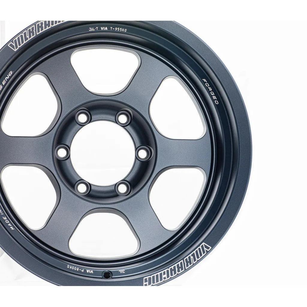 Volk Racing TE37XT M-Spec 16x8.5 -10, 6x139.7 Matte Blue Gunmetal (SET)