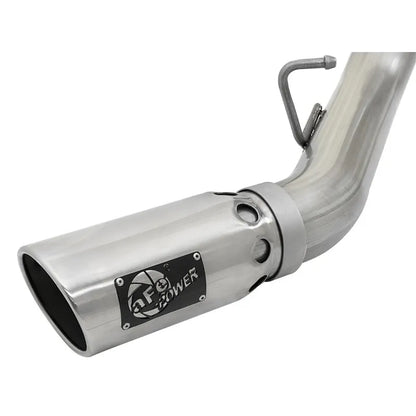 aFe ATLAS 4in DPF-Back Alum Steel Exhaust | GM Duramax 6.6L (49-04086-P)