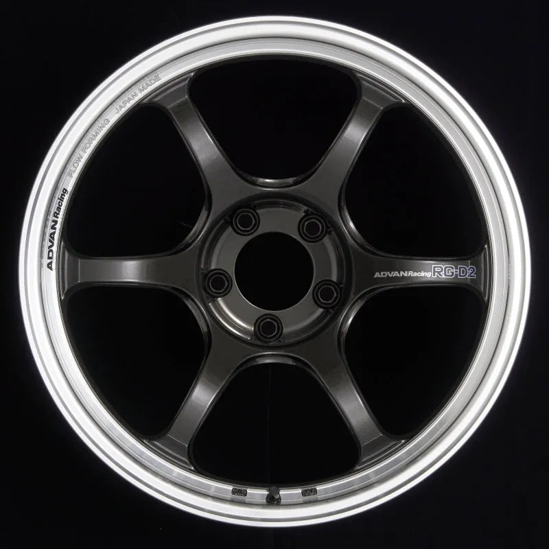 Advan RG-D2 Machining/Black Gunmetallic | 18x10" +35mm | 5x114.3mm Wheel