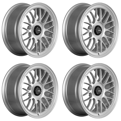 (set of 4) Konig MKX Satin Silver | 20x10" +40mm | 5x114.3mm Wheel