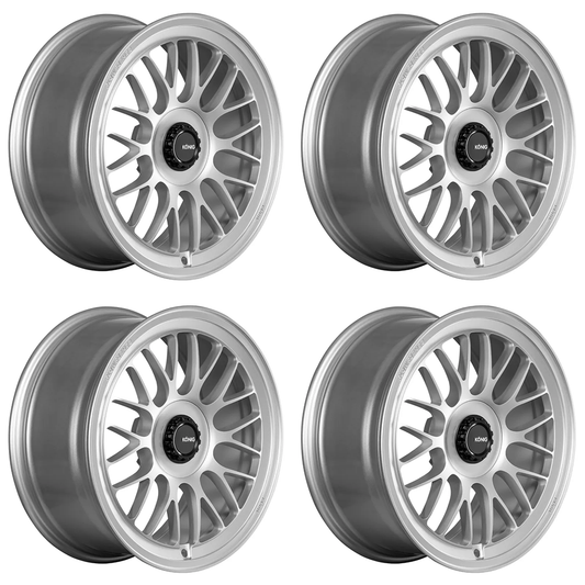 (set of 4) Konig MKX Satin Silver | 20x10" +40mm | 5x114.3mm Wheel