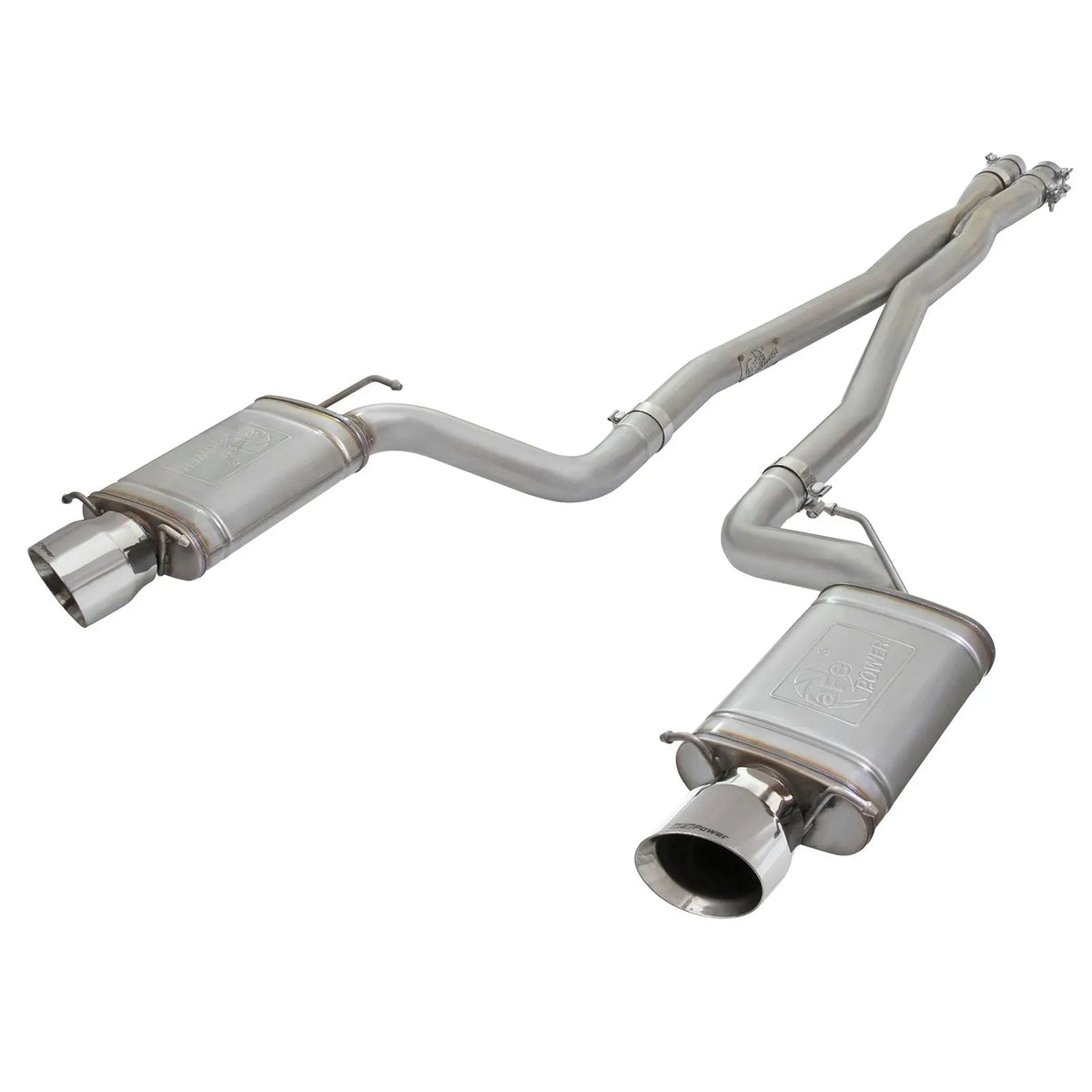 aFe MACH Force-Xp 3in SS Cat-Back Dual Exhaust | Cadillac CTS-V (09-15) (49-34063-P)