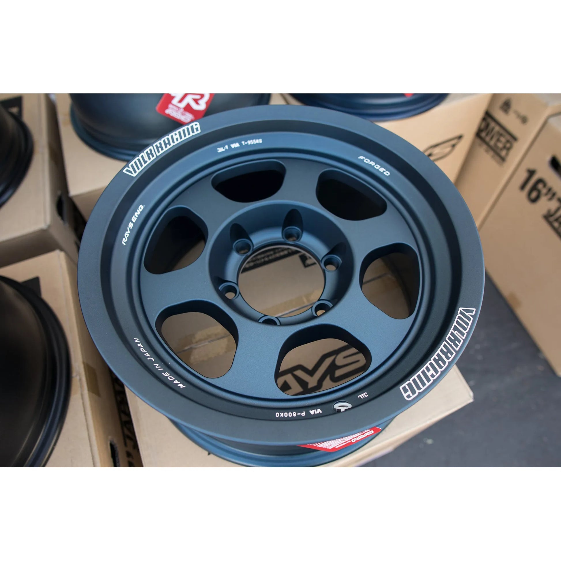 Volk Racing TE37XT M-Spec 16x8 +0, 6x139.7 Matte Blue Gunmetal (SET)