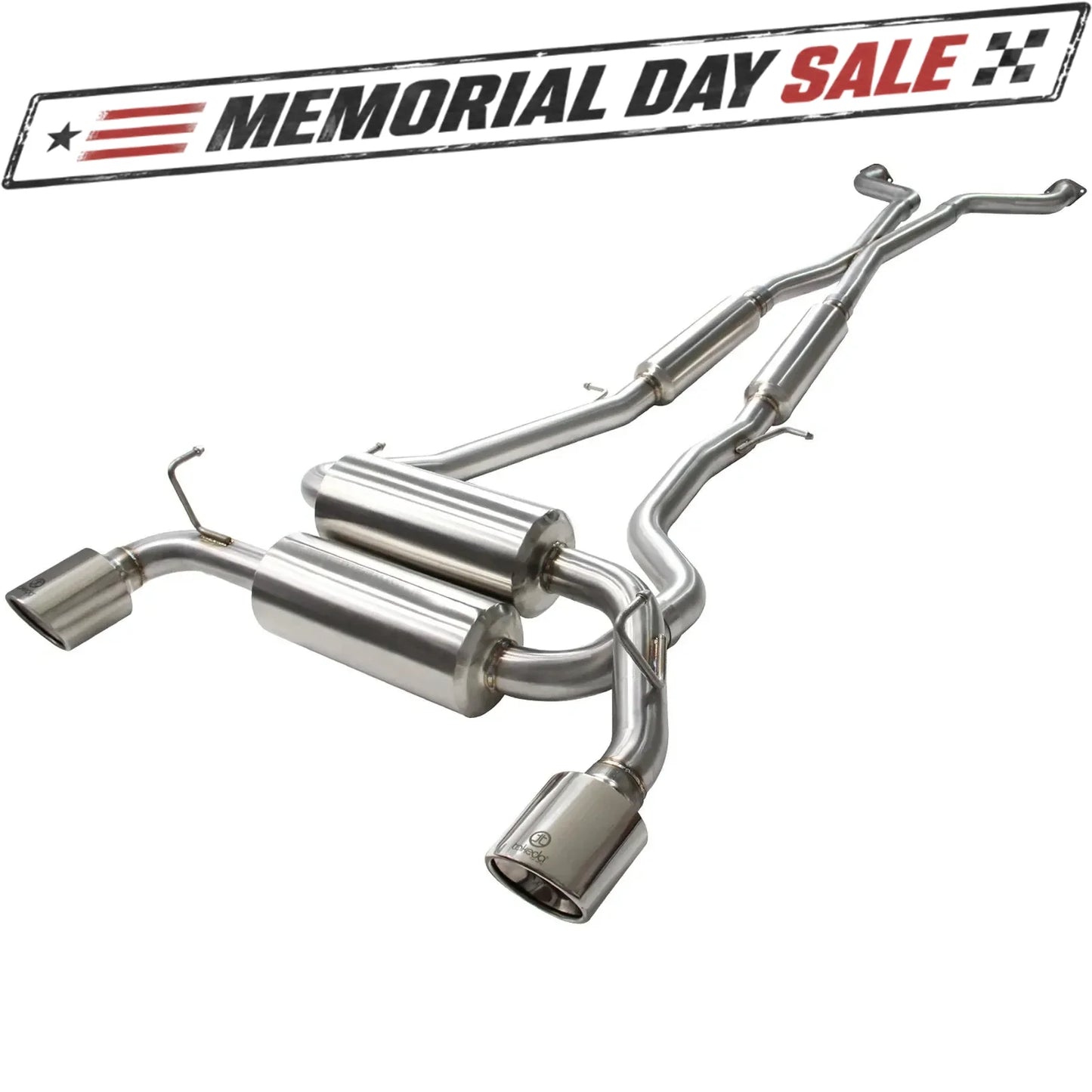 aFe Takeda 2.5in SS Cat-Back Exhaust | Infiniti G37/Q60 (08-16) (49-36103-C)