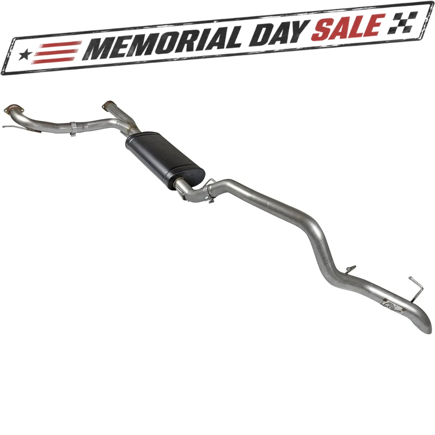 aFe 3in SS Hi-Tuck Cat-Back Exhaust Nissan Patrol Y62 (10-17) (49-36120)