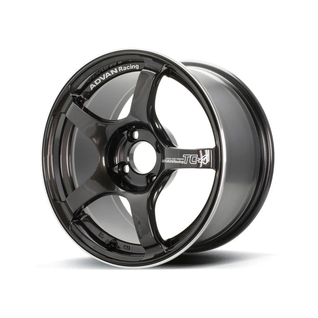 Advan TC4 15x8 +35 4x100 Gunmetallic & Ring (SET)