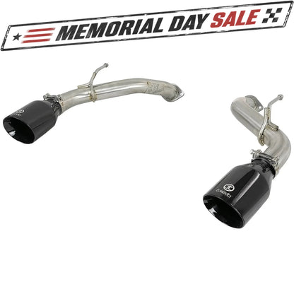 aFe Takeda 2.5in SS Axle-Back Exhaust | Infiniti Q50 (16-24) (49-36130NM-C)