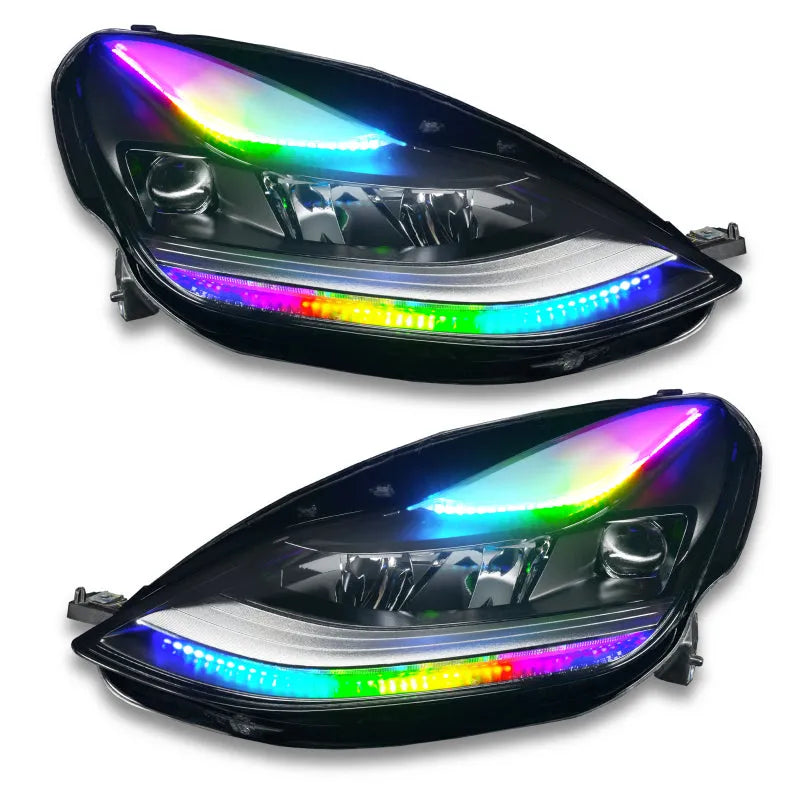 ORACLE 21+ Tesla Model 3 Dynamic ColorSHIFT Headlight Kit | Model 3 (1473-332)