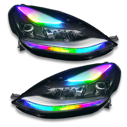 ORACLE 21+ Tesla Model 3 Dynamic ColorSHIFT Headlight Kit | Model 3 (1473-332)