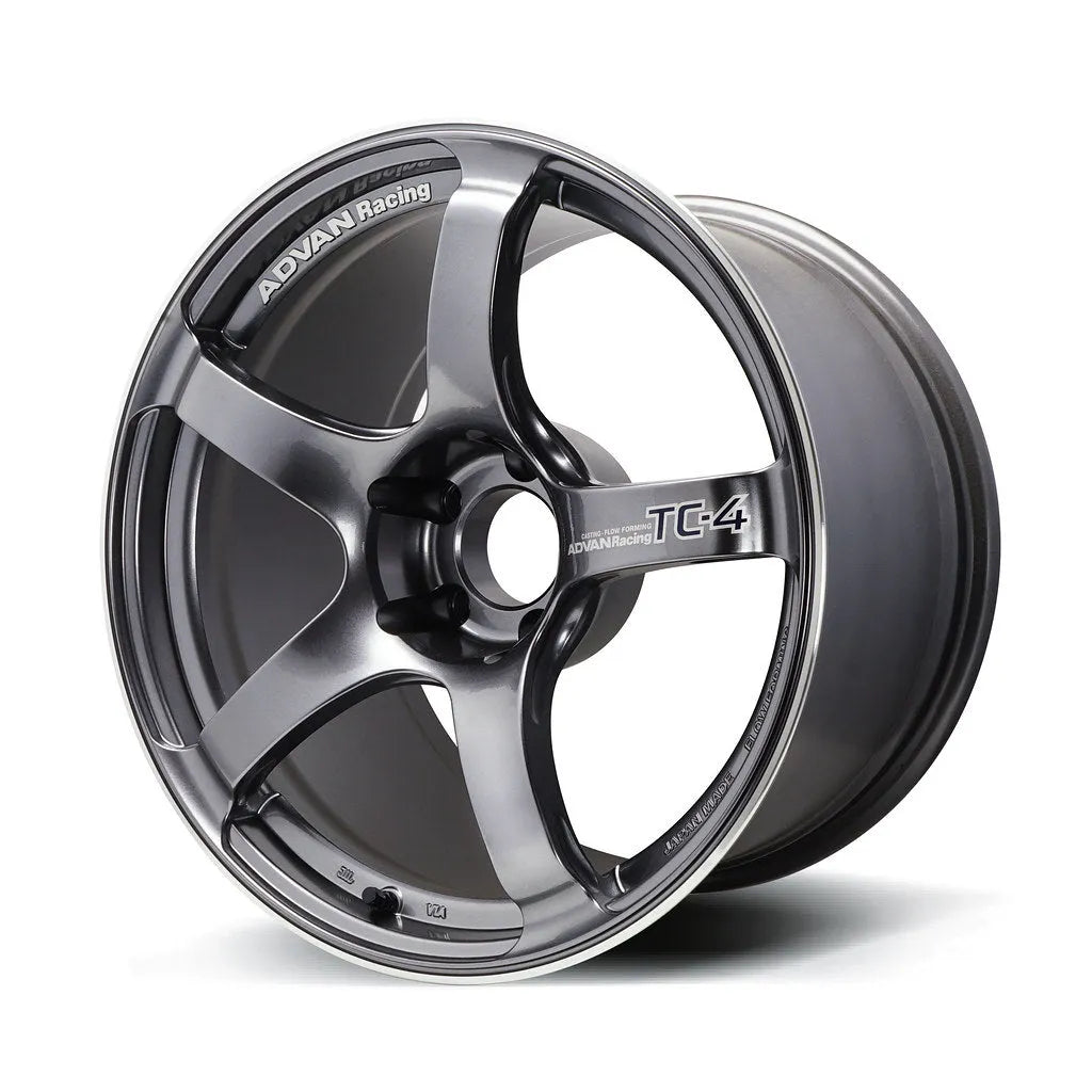 Advan TC4 18x9.5 +35 5x114.3 Racing Gunmetallic & Ring (SET)