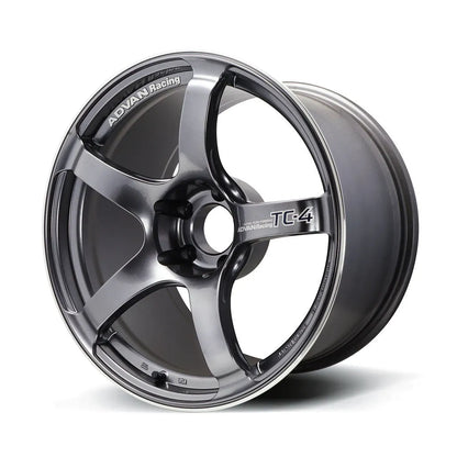 Advan TC4 18x9.5 +35 5x114.3 Racing Gunmetallic & Ring (SET)