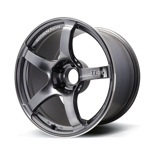 Advan TC4 18x9.5 +35 5x114.3 Racing Gunmetallic & Ring (SET)