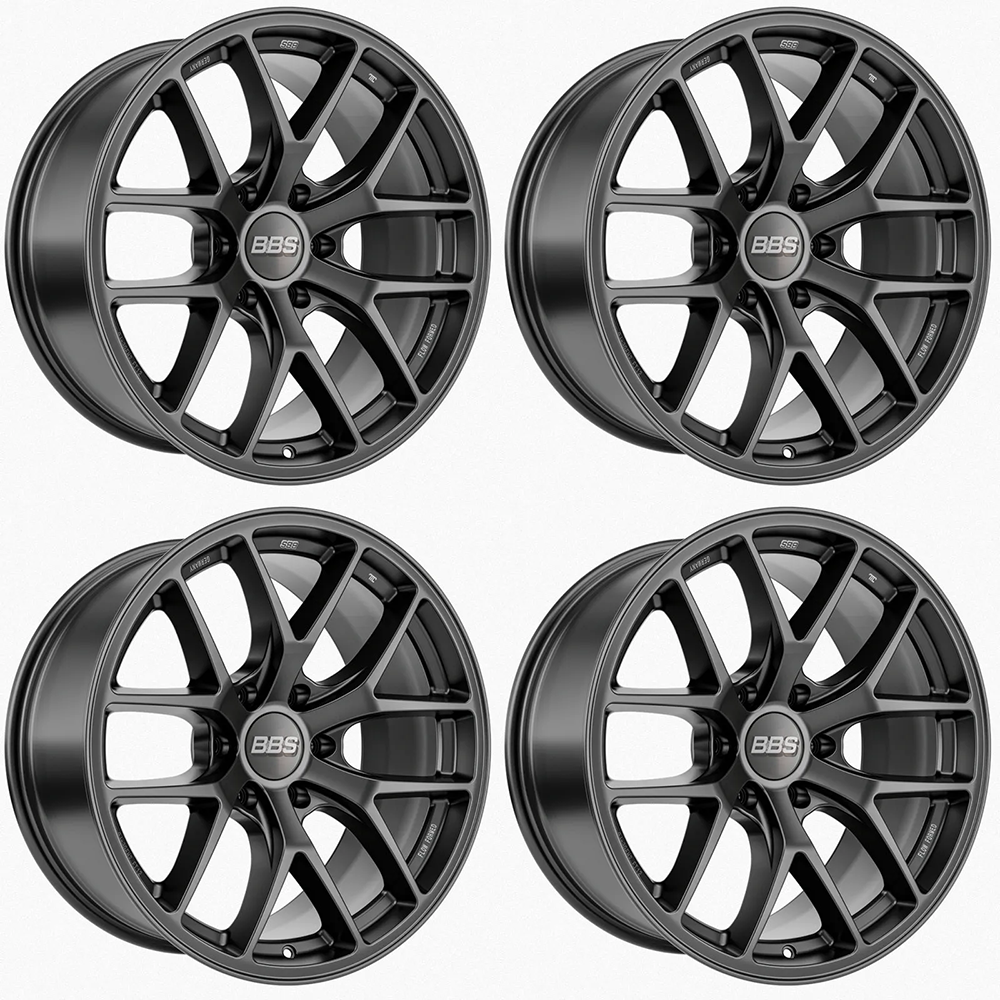 (set of 4) BBS TS-P Satin Black | 18x9" +0mm | 6x135mm Wheel