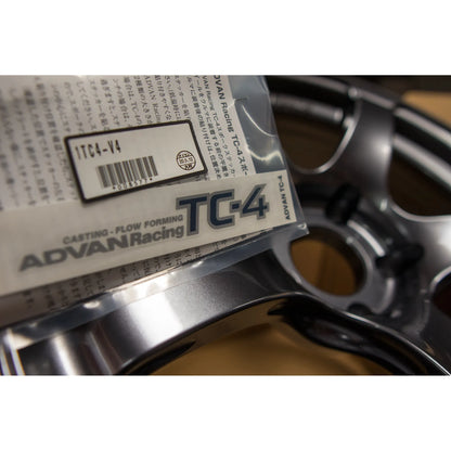 Advan TC4 18x9.5 +35 5x114.3 Racing Gunmetallic & Ring (SET)