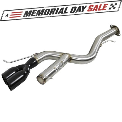 aFe 3in SS Axle-Back Exhaust | BMW 135i (08-13) (49-36302-B)