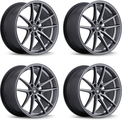 (set of 4) Konig Oversteer Opal | 19x8.5" +42mm | 5x112mm Wheels