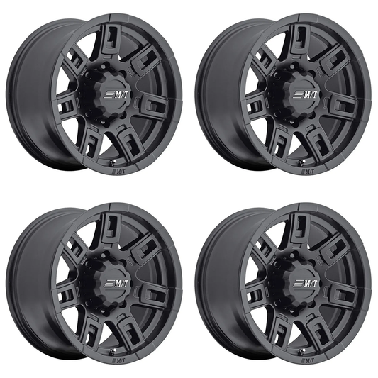(set of 4) Mickey Thompson Sidebiter II Satin Black | 17x9" -12mm | 5x5.0mm Wheels