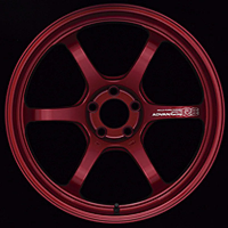 Advan R6 Racing Candy Red | 18x9.5" +45mm | 5x120mm Wheel