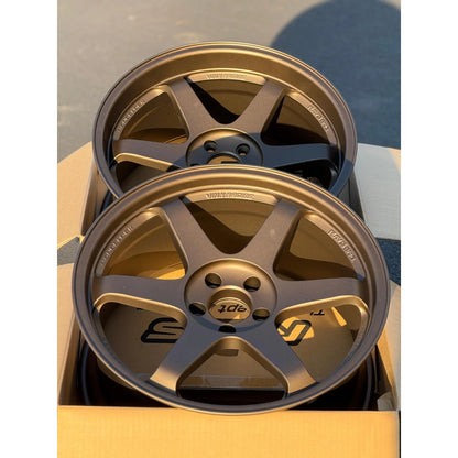 Volk Racing TE37SL 19x9.5 +22, 19x10.5 +35 5x112 Blast Bronze (SET)