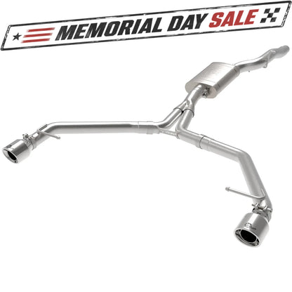 aFe MACH Force-Xp 3in SS Axle-Back Exhaust | Audi Allroad (13-16) (49-36437-P)