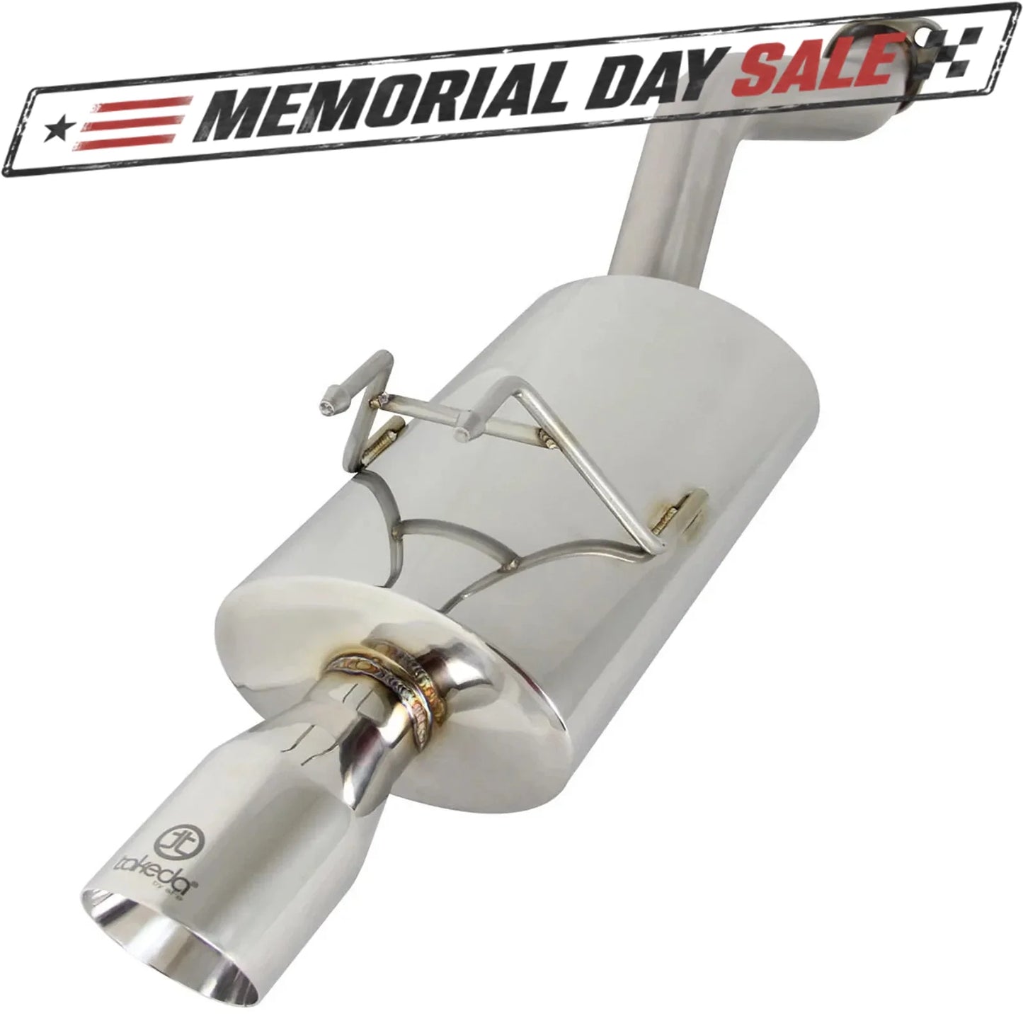 aFe Takeda 2.5in SS Axle-Back Exhaust Honda Civic | L4 1.8L (12-15) (49-36603)