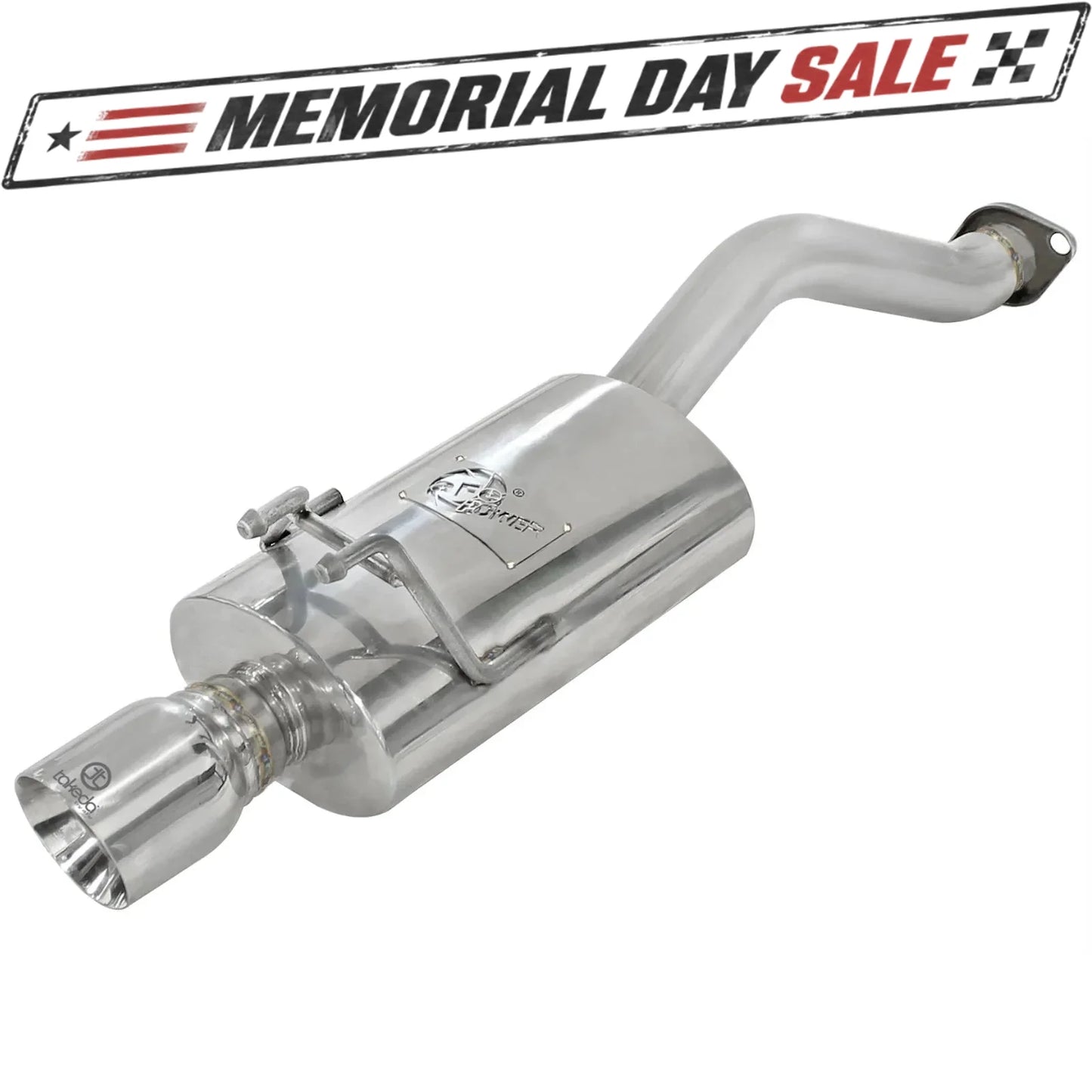 aFe Takeda 2.5in SS Axle-Back Exhaust Honda Civic | L4 1.8L (06-11) (49-36610)