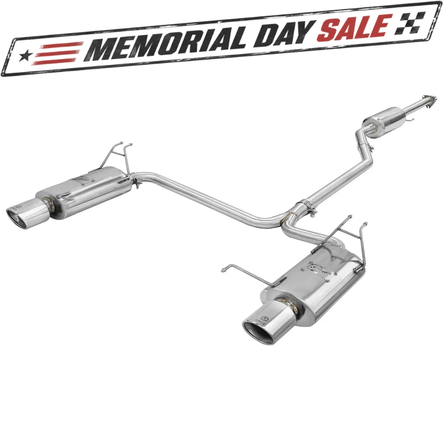 aFe Takeda 2.25in to 2in SS Cat-Back | Honda Accord V6 (08-12) (49-36612)