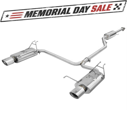 aFe Takeda 2.25in to 2in SS Cat-Back | Honda Accord V6 (08-12) (49-36612)