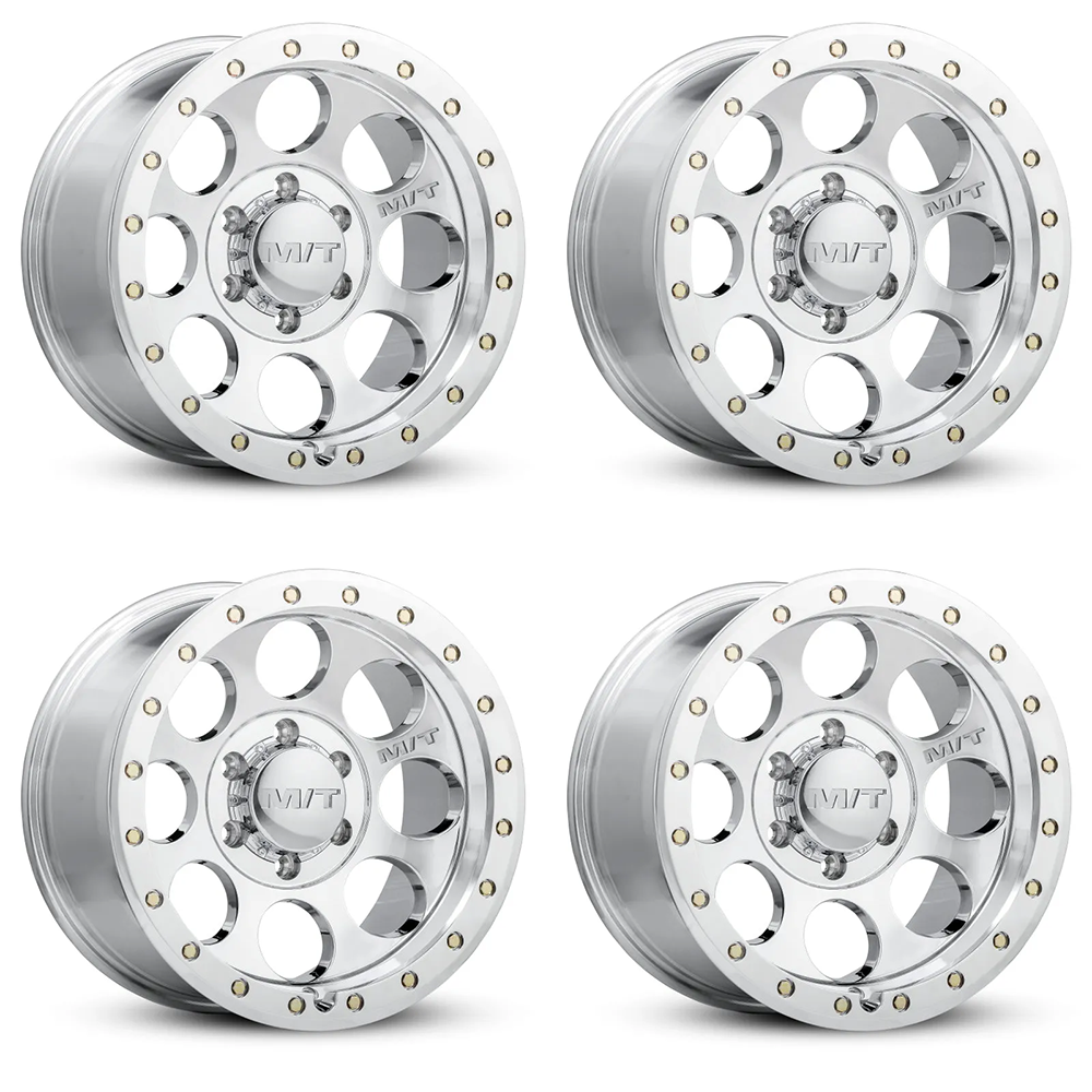 (set of 4) Mickey Thompson Classic Pro Polished/Zinc | 18x9" +0mm | 6x135mm Wheels