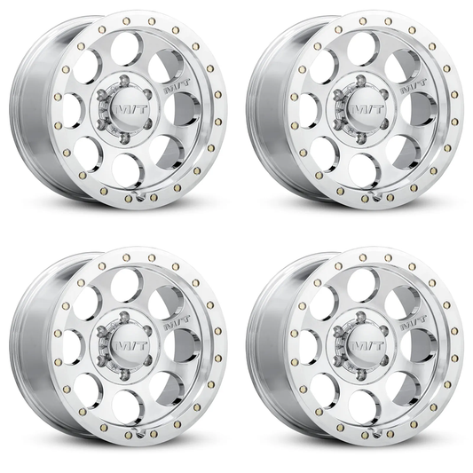(set of 4) Mickey Thompson Classic Pro Polished/Zinc | 17x9" +0mm | 8x170mm Wheels