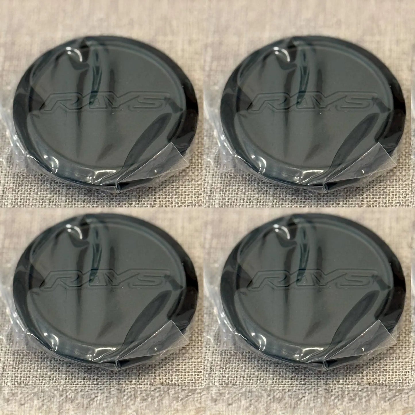 Rays Volk Racing Low Type Center Cap - Matte Black (SET)