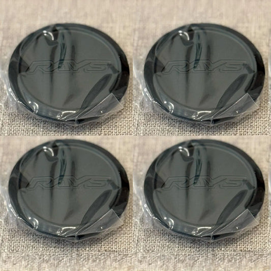 Rays Volk Racing Low Type Center Cap - Matte Black (SET)