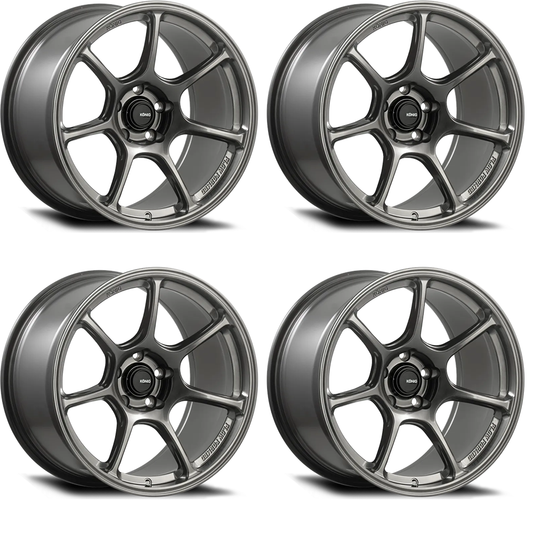 (set of 4) Konig Ultragram Carbon Bronze Metallic | 18x8.5" +38mm | 5x100mm Wheels