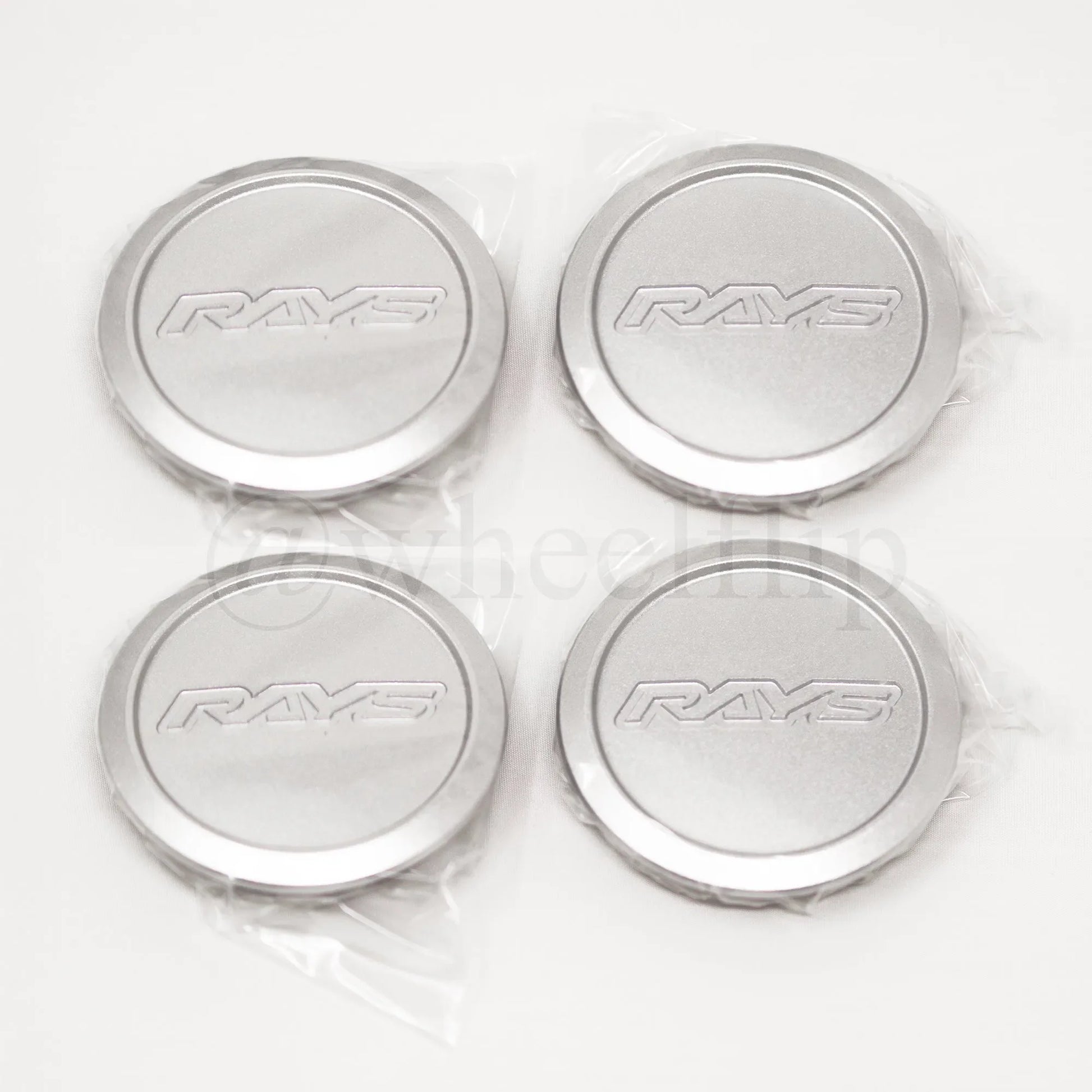 Rays Volk Racing Low Type Center Cap - Diamond Silver (SET)