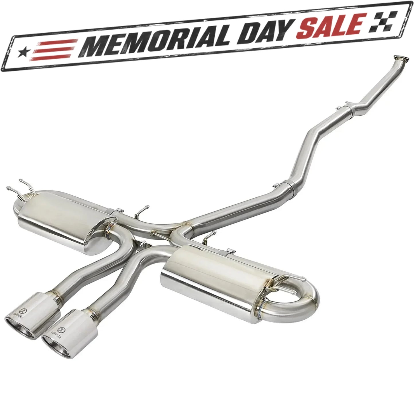 aFe Takeda 3in to 2.5in SS Cat-Back Exhaust Honda Civic Si (17-21) (49-36621-L)