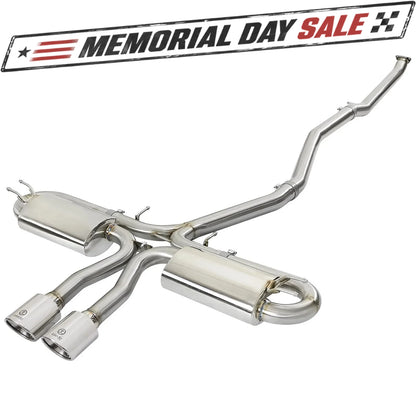 aFe Takeda 3in to 2.5in SS Cat-Back Exhaust Honda Civic Si (17-21) (49-36621-L)