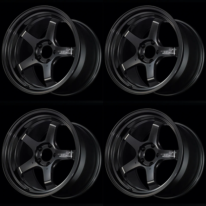 (set of 4) Advan GT Beyond-R Racing Titanium Black | 18x10" +35mm | 5x114.3mm Wheel