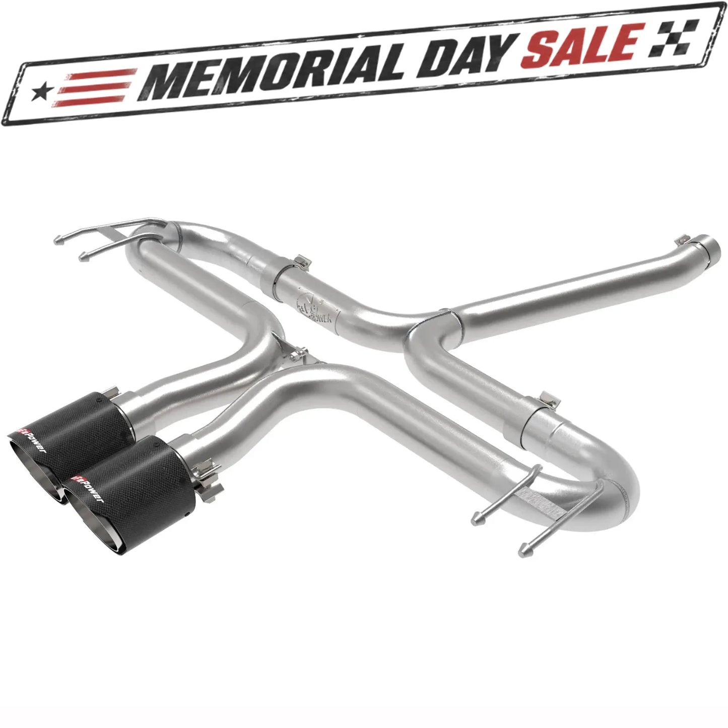 aFe Takeda 2-1/2in SS Axle-Back Exhaust w/ Blue Flame Tip | Honda Civic 17-21 (49-36625-L)