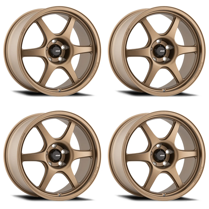 (set of 4) Konig Hexaform Matte Bronze | 15x7.5" +35mm | 4x100mm Wheel