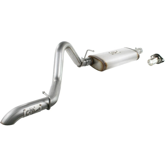 aFe 2.5in 409SS Cat-Back Exhaust | Jeep Wrangler TJ 97-06 I6-4.0L (49-46223)