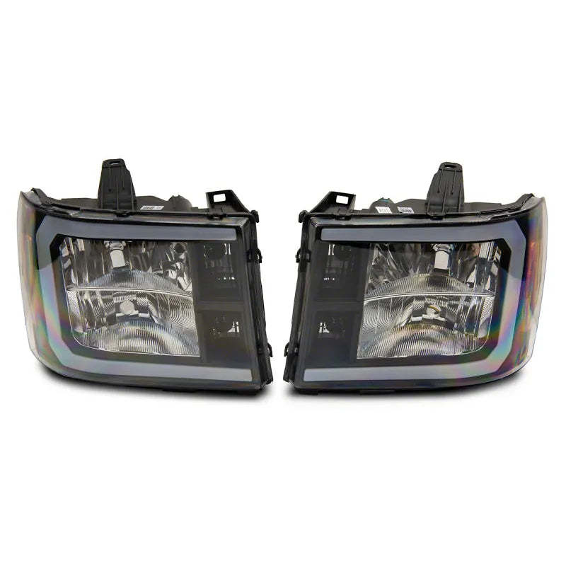 Raxiom Sierra Axial Headlights w/ LED Bar | GMC 07-13 1500 (S531791)