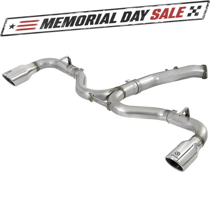 aFe Takeda 3in to 2.5in SS Axle-Back Exhaust | Hyundai Elantra GT Sport (18-20) (49-37002-1P)