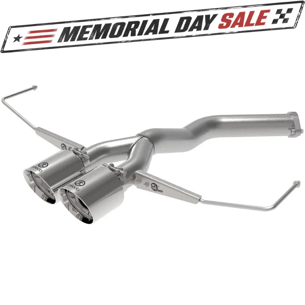 aFe Takeda 3in to 2.5in SS Axle-Back Exhaust | Hyundai Veloster 19-20 (49-37012-P)