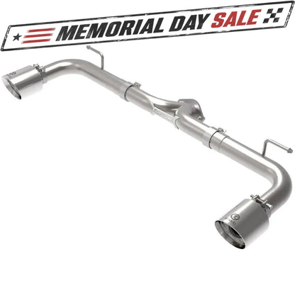 aFe Takeda 2.5in SS Axle-Back Exhaust w/ Polished Tips | Mazda 3 (14-18) (49-37014-P)