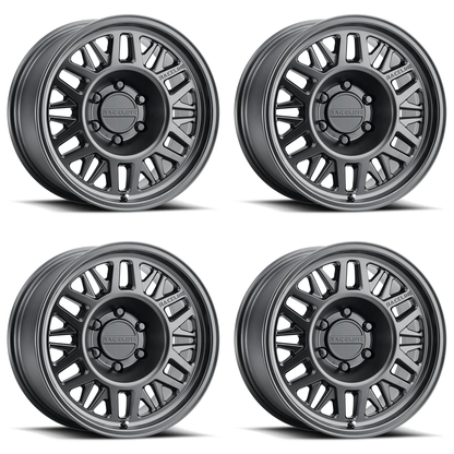 (set of 4) Raceline 451 Ryno Satin Black | 18x9" +0mm | 5x127mm Wheel