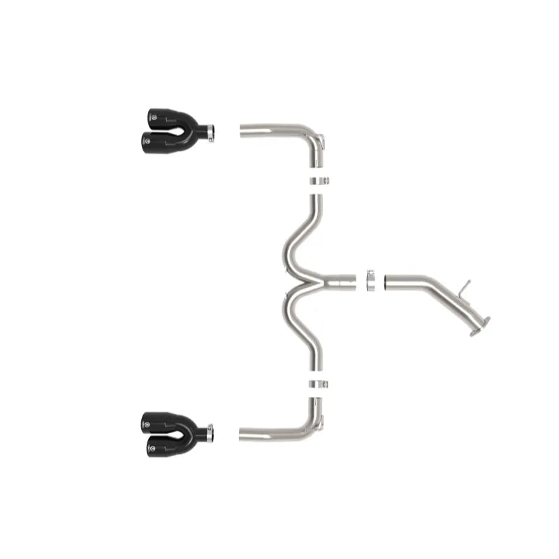aFe 3in-2.5in SS Axle-Back Exhaust | Kia Forte 19-26 (49-37039-B)