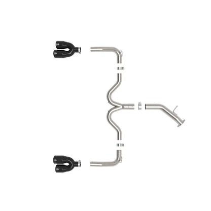 aFe 3in-2.5in SS Axle-Back Exhaust | Kia Forte 19-26 (49-37039-B)