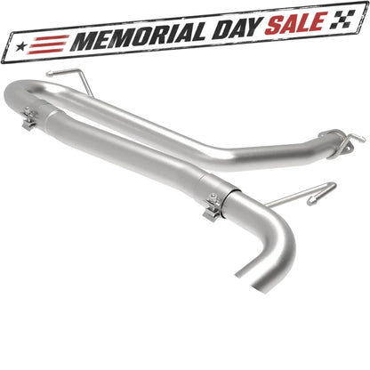 aFe 2.5in SS Axle-Back Exhaust w/o Muffler | Hyundai Kona (18-21) (49-37017NM)