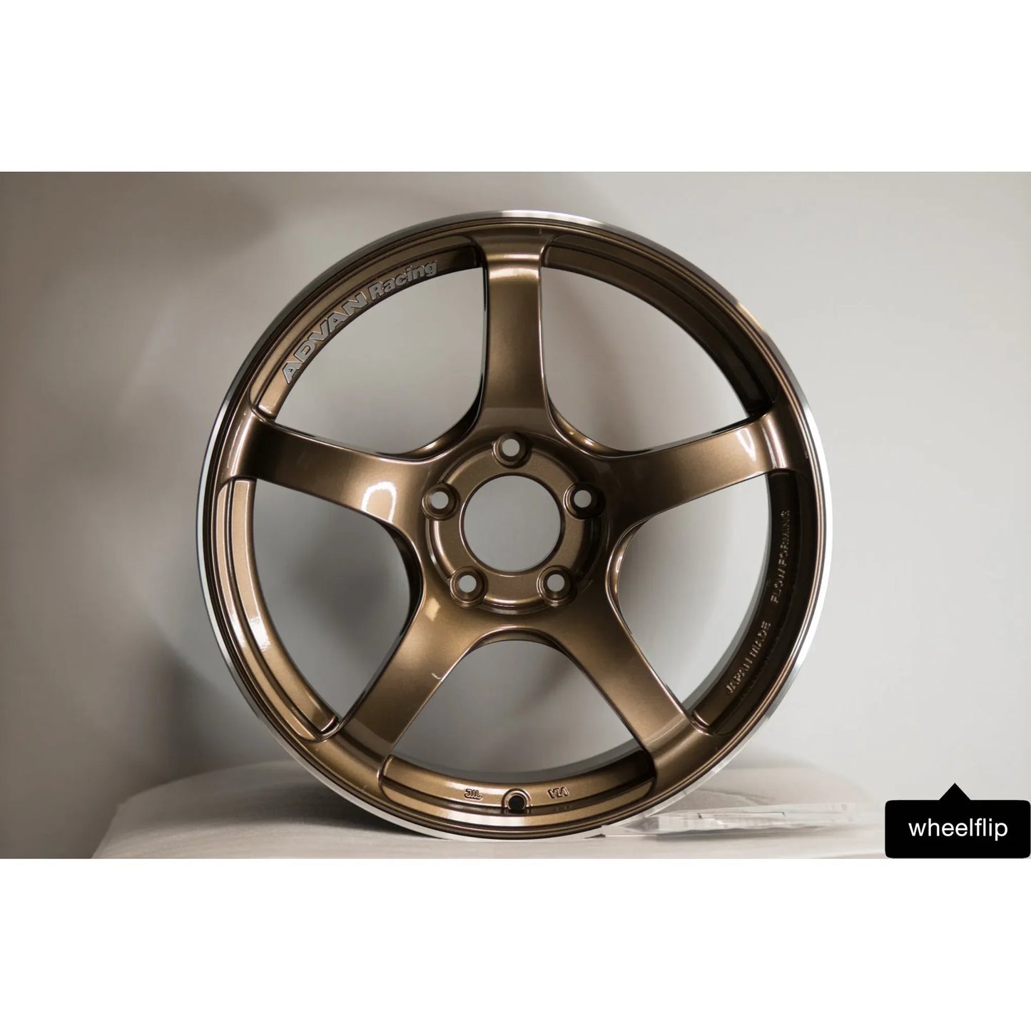 Advan TC4 17x9 +45 5x114.3 Umber Bronze Metallic & Ring (SET)